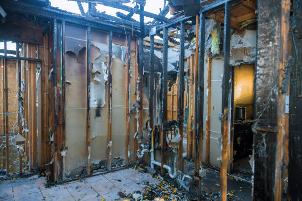 Professional Soot Cleanup technician working in Clarksboro, NJ